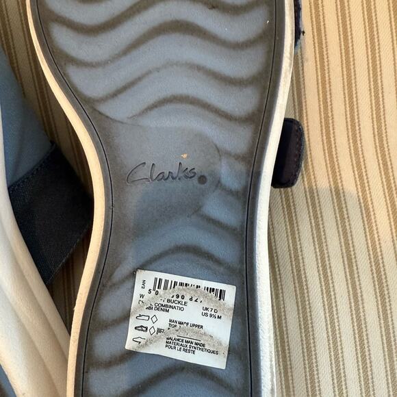 Clarks Drift Buckle Denim Combination - Picture 4 of 4